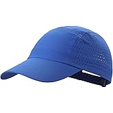 Connectyle Men's Breathable Run Hat Quick Dry Reflective Sport Cap Adjustable Lightweight Baseball Hat Unstructured Design