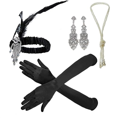 ZeroShop 1920s Accessories for Women, Roaring 20s Great Gatsby