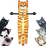 Infaccial Funny Cat Hand Towel for Kitchen and