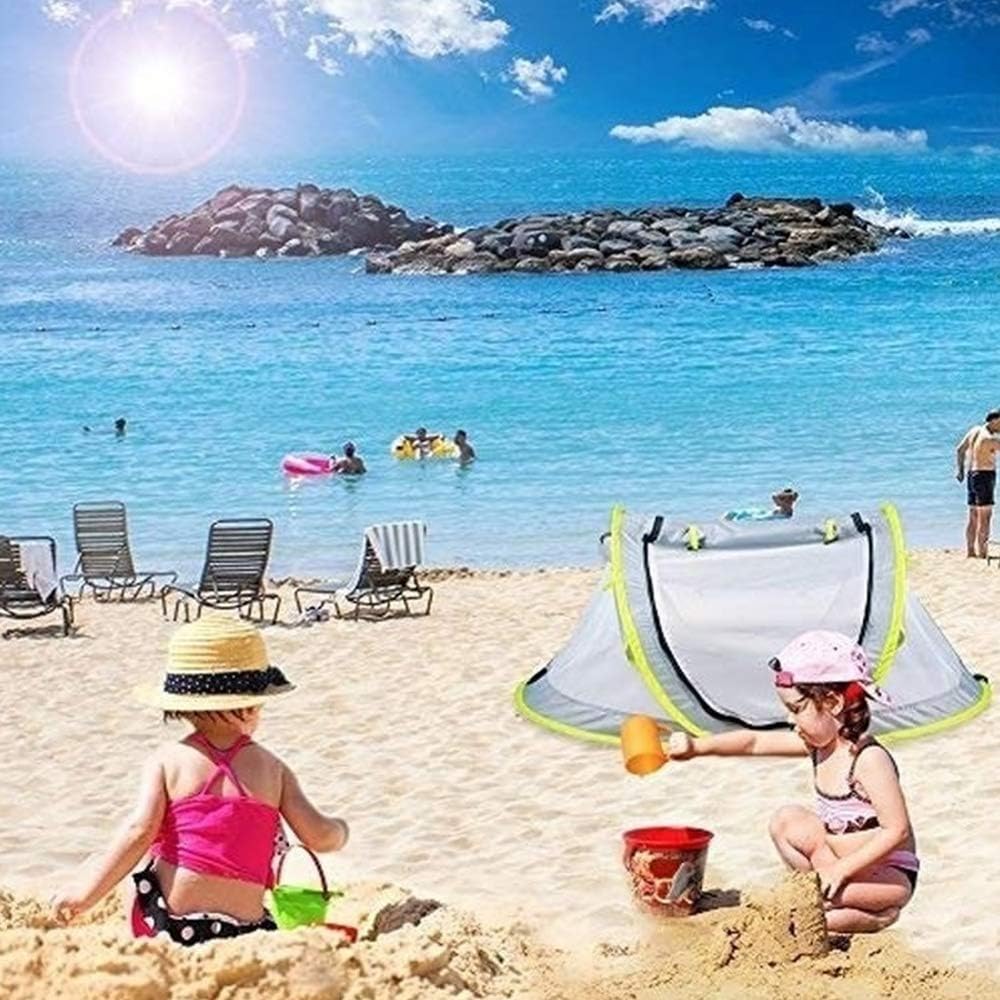 Lovestory Moustiquaire Bebe Enfant Tente Plage Anti Uv Abris Plage Parasol Paravent Exterieur Tent Multifonctionnel Isolement Moustique Camping Picnic Jardin Amazon Fr Sports Et Loisirs