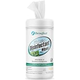 Benefect Botanical Disinfecting Wipes - (170 Wipe Count) Natural, No Residue - Antibacterial Disinfectant, Multi-Surface Cleaning and Sanitizing Wipes