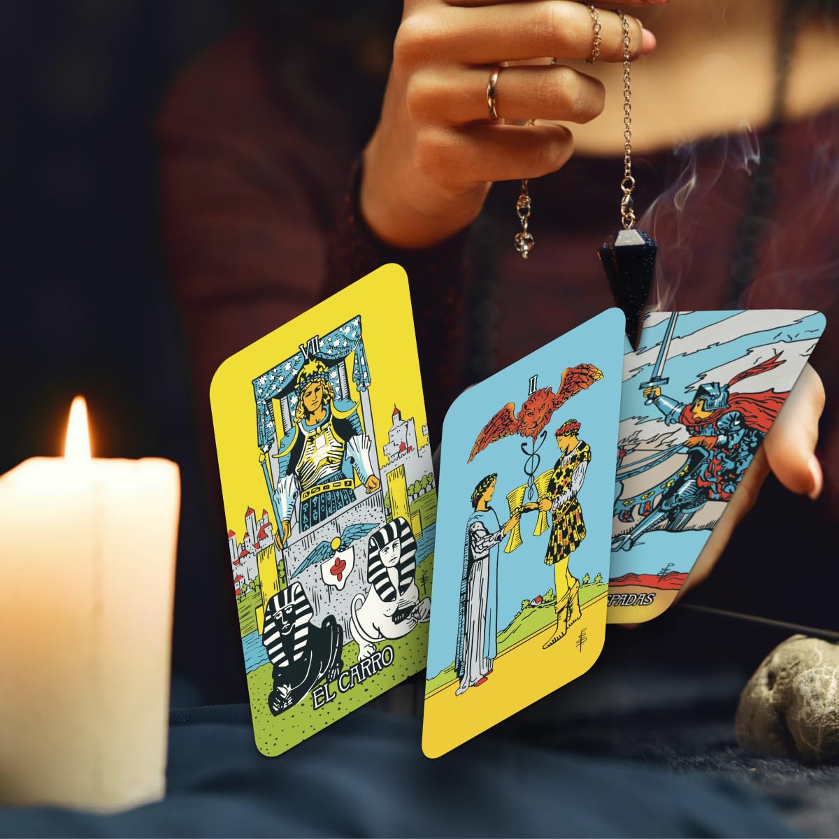 Original Tarot Cards in Spanish | 78 Card Deck | Pocket-Sized (4.13