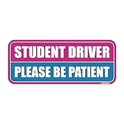 GEEKBEAR Student Driver Car Magnet