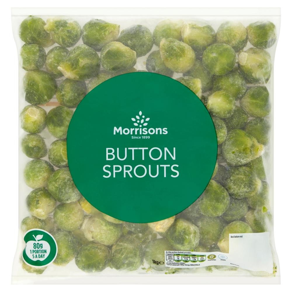 Morrisons Button Sprouts, 1 Kg (Frozen) Amazon.co.uk Grocery