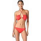 Michael Kors Womens Solid Bandeau Bra Top
