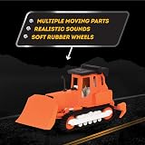 Driven by Battat 7-Inch Bulldozer Toy with Lights & Sounds view 5