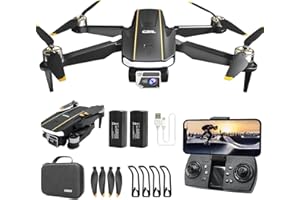 Super Enduring Brushless Motor Drone with Camera for Beginners, CHUBORY A68 WiFi FPV Quadcopter with 2K HD Camera, Auto Hover