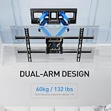 TV Wall Bracket 37-85 inch up to 60 kg swiveling tilt 600x400 view 5