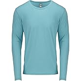 Next Level Mens Triblend Long-Sleeve Crew - TAHITI BLUE - M - (Style # 6071 - Original Label)