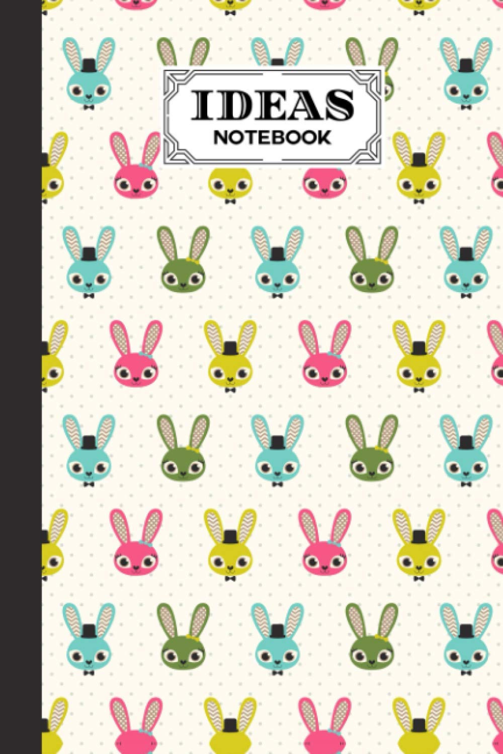 Ideas Notebook: Premium Rabbits Cover Ideas Notebook, Ideas Journal/Mini Ideas Notebook/Pocket Idea Log Book 120 Pages - Size 6" x 9"