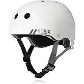 80SIX Triple Certified Multisport Helmet - Ideal for Bike, Scooter, Skateboard, Roller Skate and Inline Skate