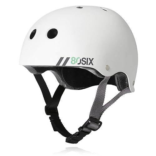 80SIX Triple Certified Multisport Helmet - Ideal for Bike, Scooter, Skateboard, Roller Skate and Inline Skate