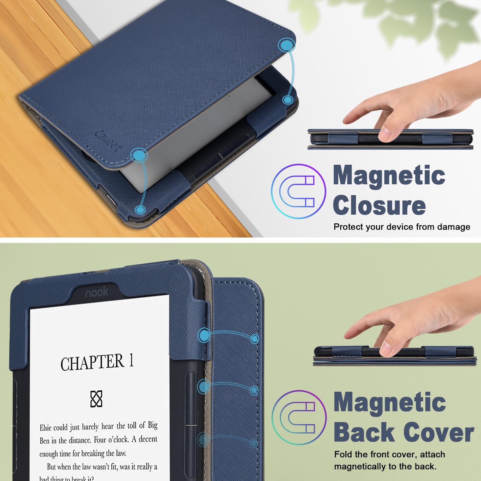 Caweet Case for Nook GlowLight 4 Plus 7.8