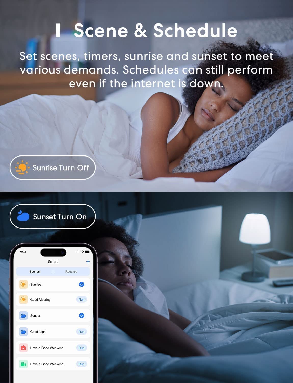 meross Smart Light Bulb, Dimmable Wi-Fi LED Bulb Compatible with Apple HomeKit, Siri, Alexa, SmartThings, A19 E26 Warm White 2700K, 810 Lumens 9W 60W Equivalent, No Hub Required, 4 Pack