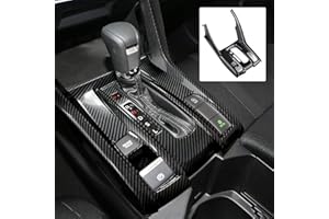 BRMYL Gear Shift Panel Frame Decals for 10th Gen Honda Civic 2016 2017 2018 2019 2020 2021 Accessories ABS Carbon Fiber Stickers