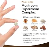 New Leaf Mushroom Complex 120 Tablets - Lions Mane, Cordyceps & More view 2