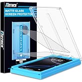 Mothca 2 Pack Matte Glass Screen Protector for iPhone 17 Pro/iPhone 16 Pro/iPhone 17 6.3-inch [Auto Fit Box Dust-Free] Full Coverage Anti-Glare &amp; Anti-Fingerprint Tempered Glass, Smooth as Silk