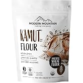 KAMUT Flour (3 lb) Whole Wheat Flour, Great for Whole Grain Bread and Baking, All-Natural, USDA Organic, OU Kosher Certified, Milled from Ancient Grain, Bulk Resealable Pouch