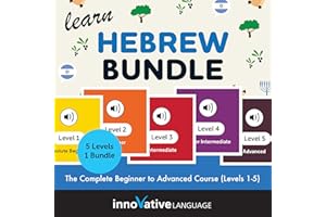 Learn Hebrew Bundle: The Complete Beginner to Advanced Course (Levels 1-5)