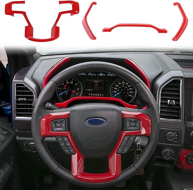 Voodonala for F150 Steering Wheel Trim, Dash Board Cover