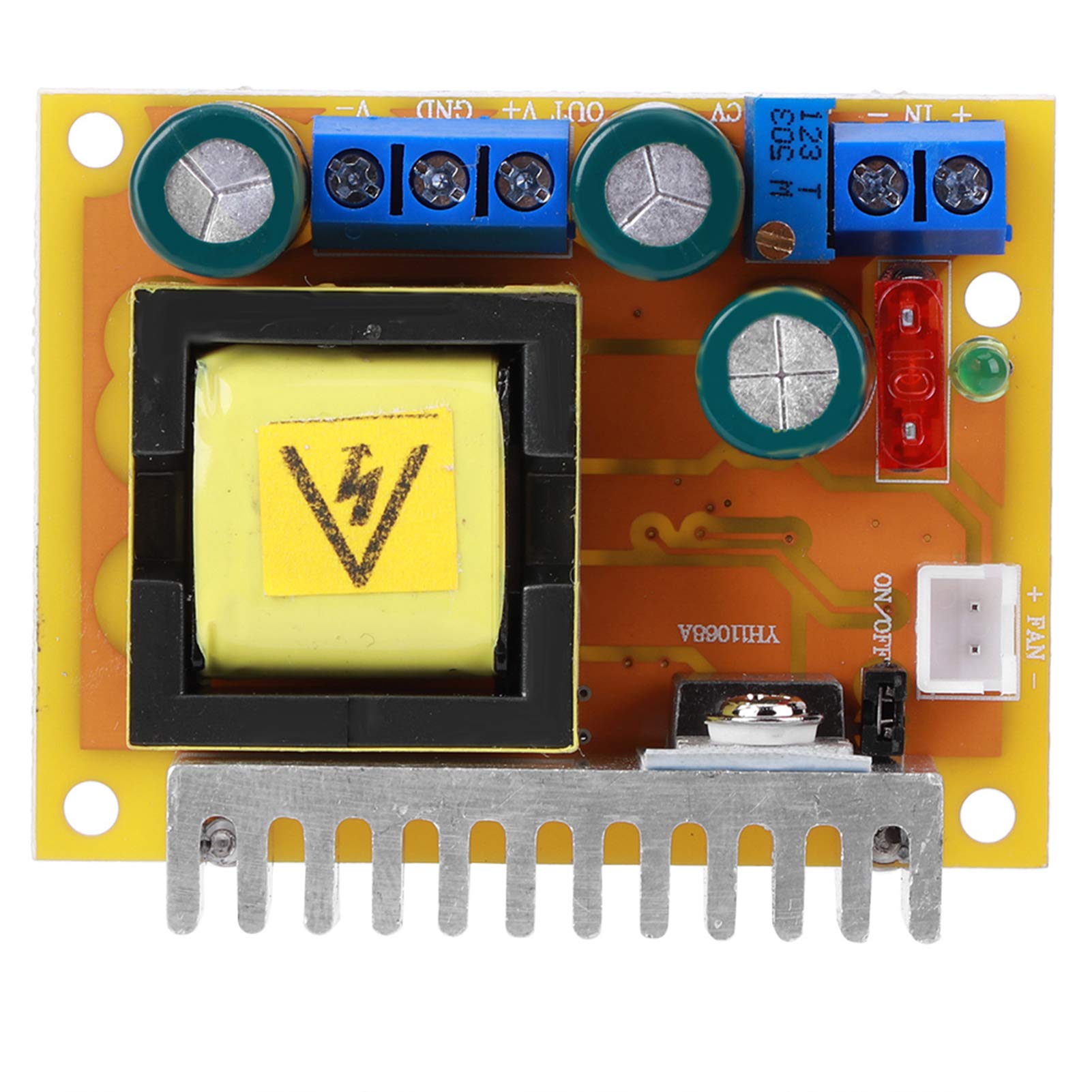 High Voltage DC-DC Boost Converter 8V-32V to 卤45V-390V Adjustable ZVS Capacitor Charging Power Supply Module for Industrial Energy Storage and Laser Systems