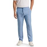 Cubavera Men's Linen-Blend Lightweight Pants with Drawstring (Size Small - 5X Big &amp; Tall)