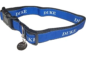 PRO SPORT BRAND College Pet Dog Collars (Large, Duke)