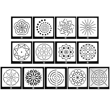 Notas Musicales Sonidos Musicales De Mylar Aerografo Pintura Pared