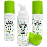 Babyganics Alcohol-Free Foaming Hand Sanitizer, Fragrance Free, On-The-Go, Pump Bottle 50 ml - 1.69 Fl Oz (Pack of 3)