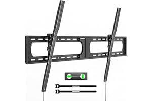 monTEK Heavy Duty XXL Tilting TV Wall Mount for 37-140'' Extra Large Flat & Curved TVs up to 300 lbs, 4× Load Tested, 2.4" Sl