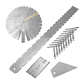 Jiayouy 13 Pieces Luthier Tools Including 32 Blades