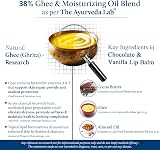 Blue Nectar Shubhr Chocolate Vanilla Lip Balm Gloss Ghee Dry Chapped Lips view 3