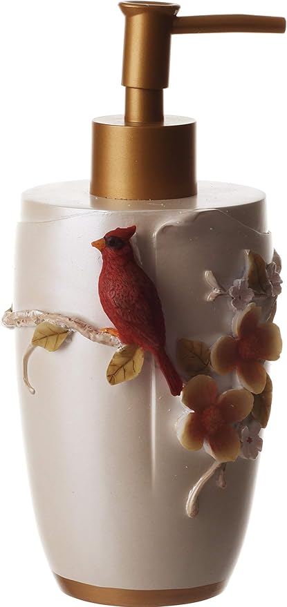 Amazon Com Upstate Home Design Bird Bathroom Accessory Set Bird Lover Gifts Lotion Dispenser Bird Lotion Dispenser Pump For Hand Sanitizer Liquid Soap Dispenser Home Kitchen