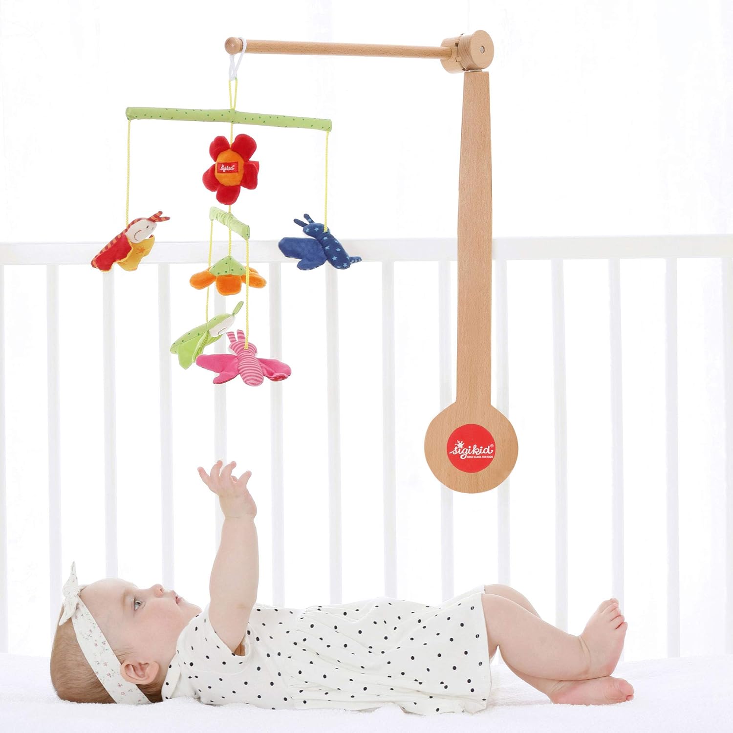Sigikid Mobile Wooden Rack for Mobile, Wood/natural, 57.5X38.5 cm (Pack of 1) - Image 3