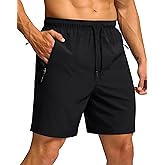 G Gradual Men's Hiking Shorts 7"/9" Lightweight Athletic Shorts for Men Quick Dry Stretch Casual Shorts with 3 Zipper Pockets