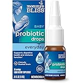 Mommy's Bliss Baby Probiotic Drops Everyday - Gas, Constipation, Colic Symptom Relief - Newborns & Up - Natural, Flavorless, 0.34 Fl Oz