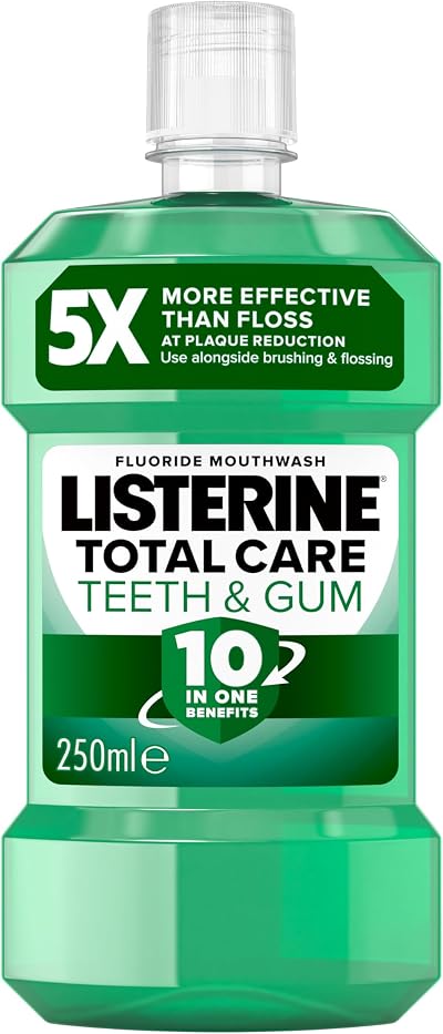 Listerine Total Care Teeth & Gum Intense Taste Mouthwash 250ml Fresh Mint