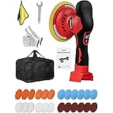 Cordless Car Polisher for Car Detailing Compatible for milwaukee 18V Battery, Power Polishers and Buffers Up To 5500Rpm, Orbital Buffer Cordless for Car with 6 Variable Speed -NO Battery