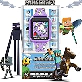 Minecraft Kids Smartwatch with 10 Watch Faces, Selfie and Video Camera, Step Counter, Voice Recorder, Fun Games, Timer, Stopwatch, Alarm, Calculator, and Wallpapers – Fits Wrists 5.5"-8.0"