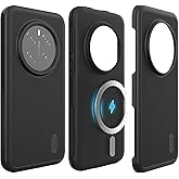 TUDIA DualShield Grip Designed for Honor Magic 7 Pro Case 5G (2025), [MergeGrip] Military Grade Dual Layer Shockproof Slim Tough Heavy Duty Phone Cases Cover (Black, Magsafe Compatible)