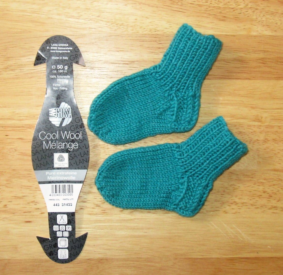 Baby socks/socks/handknitted/shoes/baby/sole length selectable/merino wool/Lana Grossa
