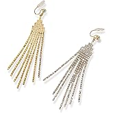 Comfortable Gold Clip-On Earrings for Women – Adjustable, Non-Pierced Ears, Pain-Free Wear