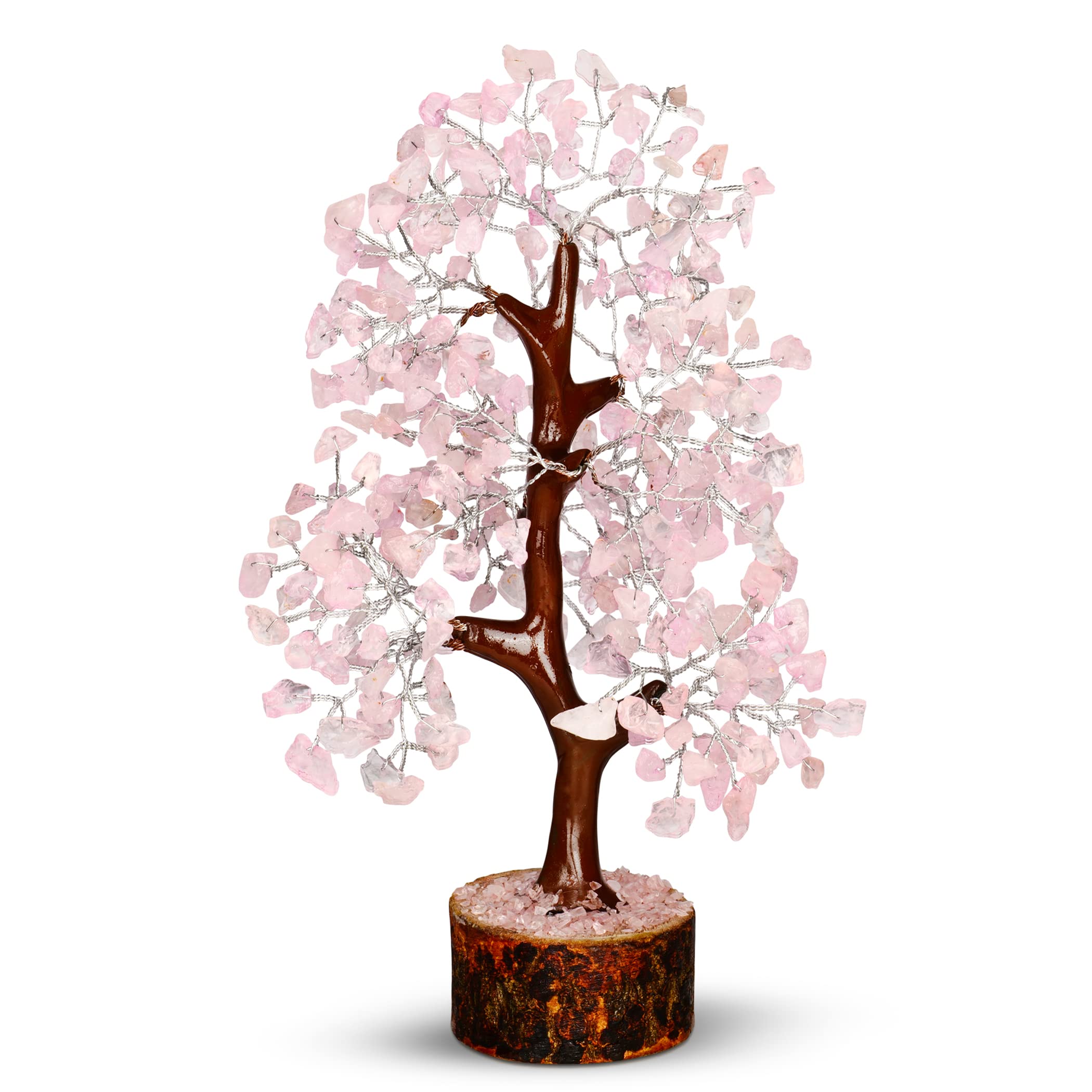 PYOR Rose Quartz, Stone Money Tree, Spiritual Gifts, Rose Quartz Tree, Pink Office Decor, Crystal Rose Tree, Feng Shui Decor, Healing Crystals And Gems, Spiritual Room Decor, Hippie Gifts, Gem Tree