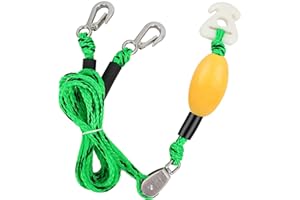 YAXSHIMU Self Centering Tow Harness for Watersports with Foat Ball, Heavy Duty Boat Tow Harness with 2 Permanent Antirust Stainless Steel Rider