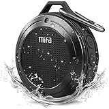 Bluetooth Speaker, MIFA F10 Portable Speaker with Enhanced 3D Stereo Bass Sound, IP56 Dustproof Waterproof, 10-Hour Playtime,