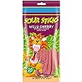 Snacktery Wild Cherry Sour Straws - Flavored Sour Gummies - Non GMO, Vegan & Kosher Sour Cherry Candy Straws - 3.5 Ounce Pack