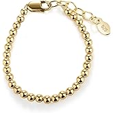 Cherished Moments 925 Sterling Silver Stackable Beaded Bracelets or Matching Mom & Me Jewelry for Babies, Infants, Toddlers, Little Girls, Teens, and Women