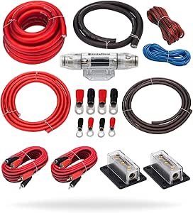 Amazon.com: InstallGear Dual 1/0 Gauge Amp Kit Amplifier Installation