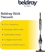 Beldray Bagless 2 in 1 Vacuum Cleaner Platinum BEL0770P-150 500W view 2