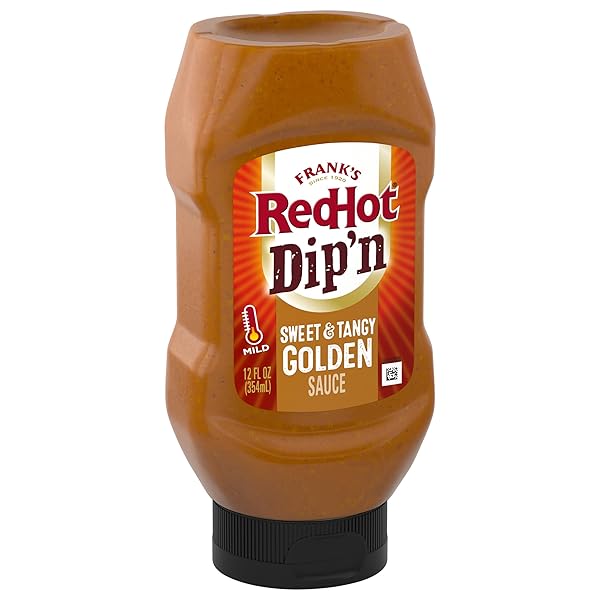 FRANK’S REDHOT DIP’N SWEET & TANGY GOLDEN SAUCE, 12 FL OZ